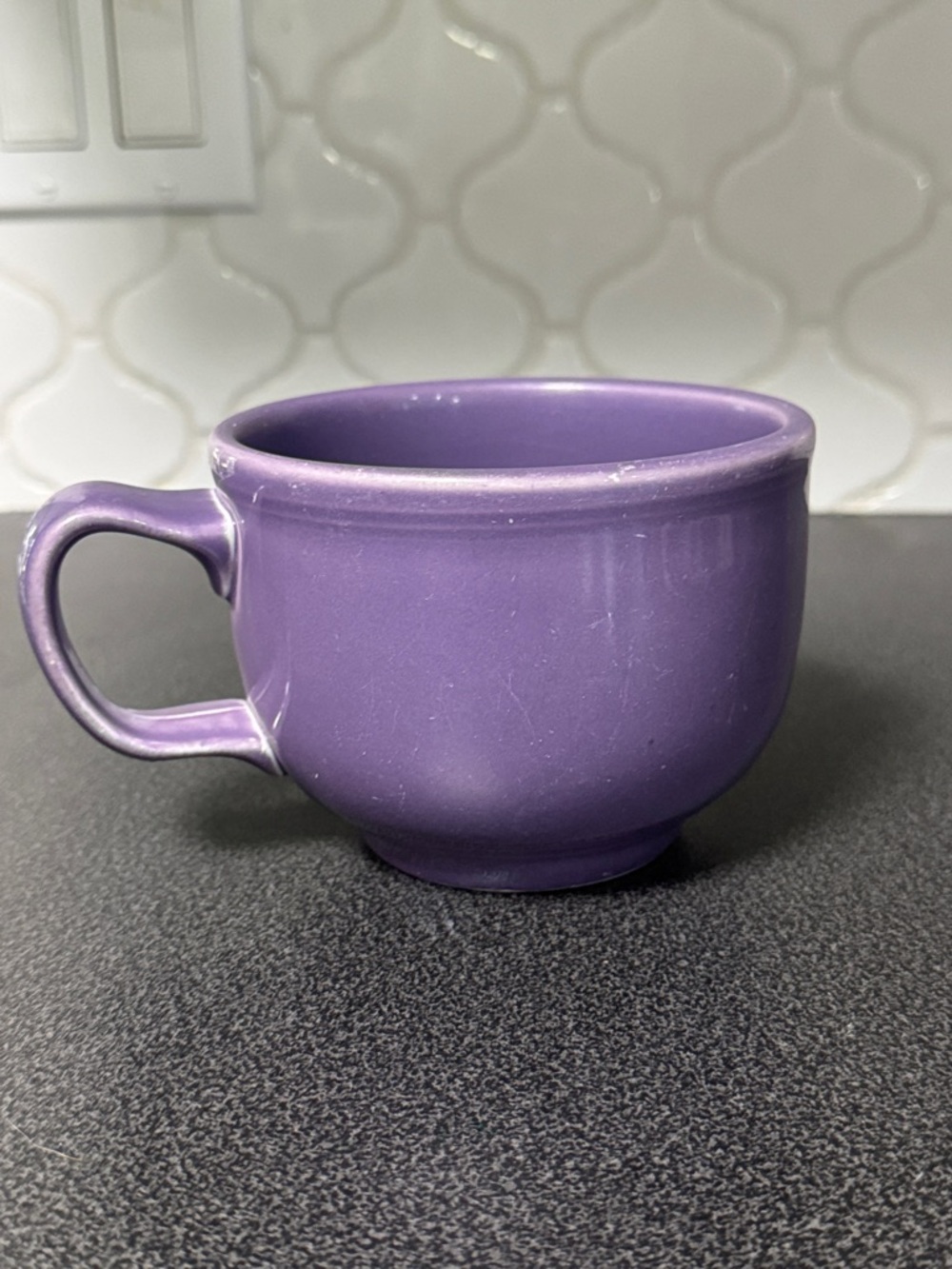 Vintage Fiesta lilac jumbo mug - Picture 2 of 6